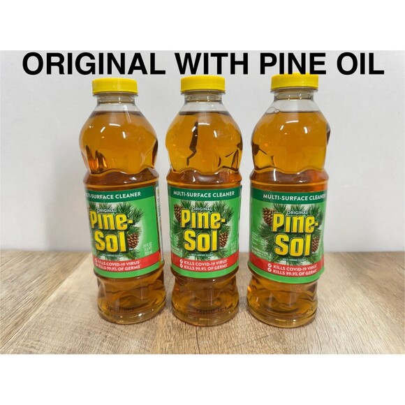 Pine Sol Original Formula Pine Oil  Multi Surface Cleaner 24 fl oz New Lot Of 3 - Picture 1 of 4